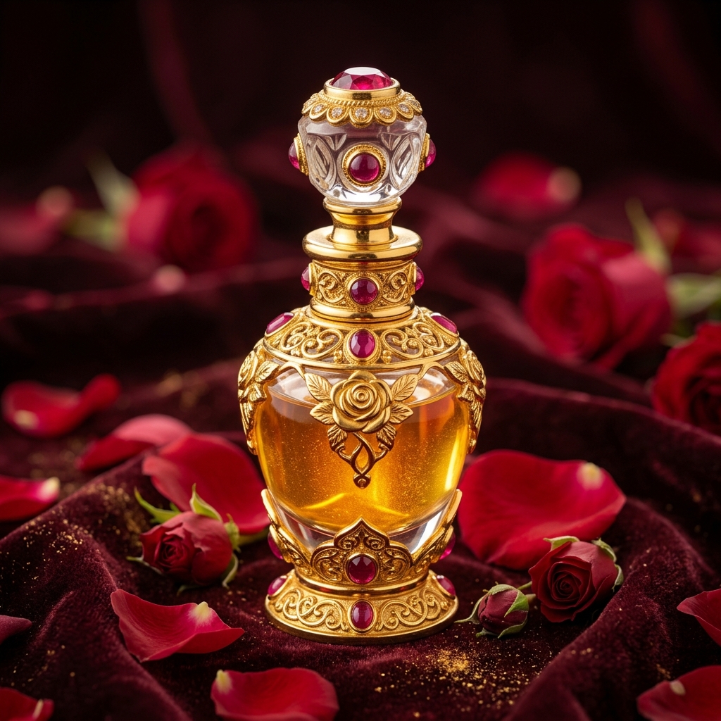 Madinah Rose & Amber Halal Perfume Oil 6ml (মদিনা রোজ ও আম্বার)